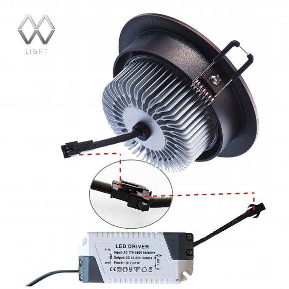 Встраиваемый светильник MW-Light Круз 637013206 Встраиваемый светильник MW-Light Круз 637013206
