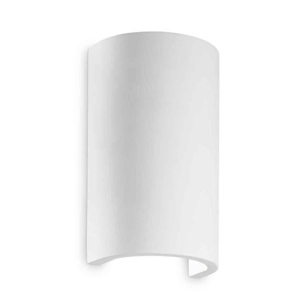 Светильник настенный Ideal lux Flash Gesso AP1 H18 макс.40Вт G9 IP20 230В Белый Гипс/Металл 214696