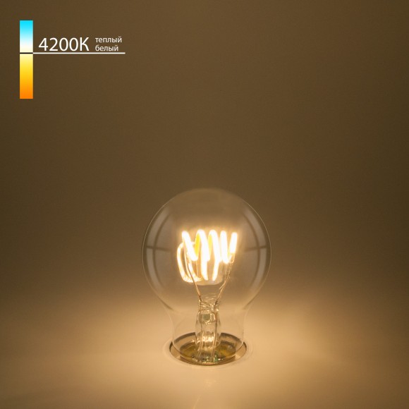 Филаментная светодиодная лампа A60 6W 4200K E27 BLE2708 Elektrostandard