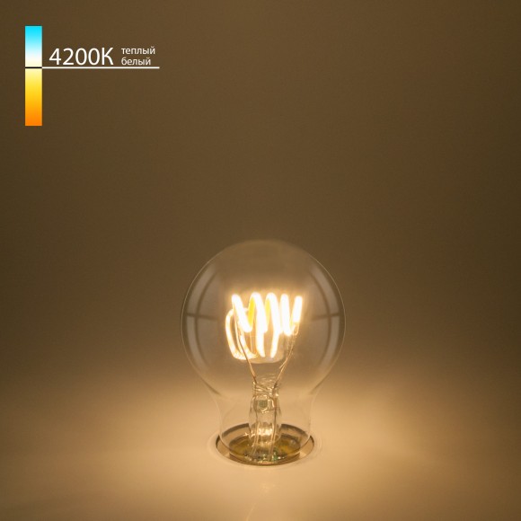 Филаментная светодиодная лампа A60 6W 4200K E27 BLE2708 Elektrostandard