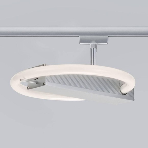 97674 Cветильник для шинной системы U-RAIL 230V L&E Circular 1x22W 2GX13 230V, хром матовый