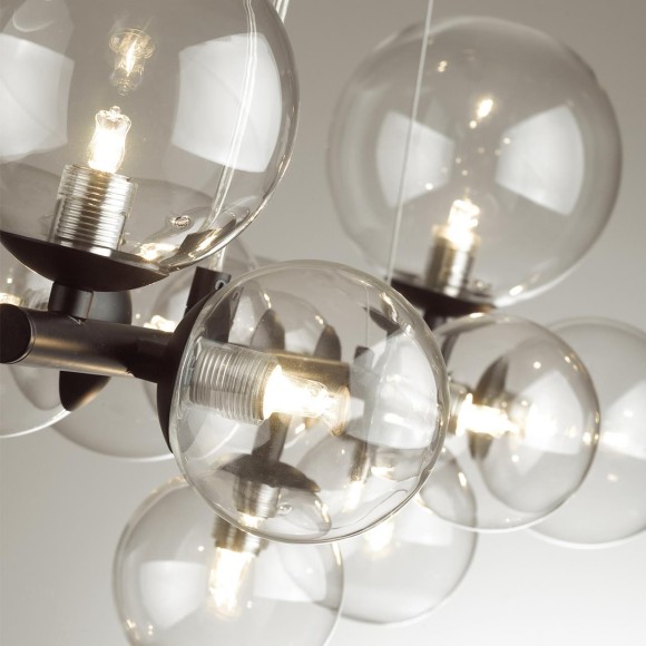 4818/10 MODERN ODL21 201 черный/прозрачный Люстра G9 10*40W TOVI