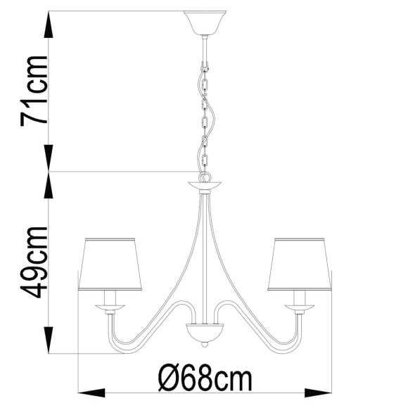 Люстра Aurora a1150lm-5cc Arte Lamp Люстра Aurora a1150lm-5cc Arte Lamp