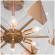 Потолочный светильник Умный дом Eurosvet Origami 60121/6 латунь