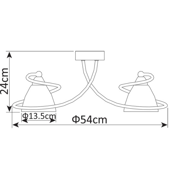 Люстра Fabia a1565pl-5wg Arte Lamp