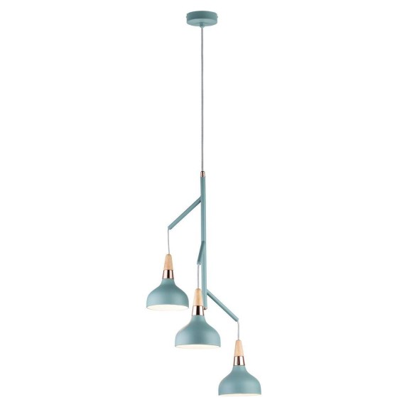 Подвесной светильник Paulmann Neordic Juna макс.3х20Вт E14 230В Зеленый/Медь/Дерево Без ламп 79653 Подвесной светильник Paulmann Neordic Juna макс.3х20Вт E14 230В Зеленый/Медь/Дерево Без ламп 79653