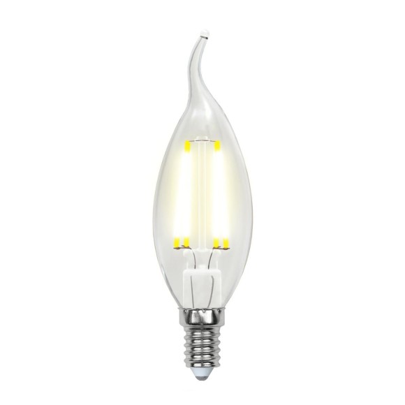 Лампа светодиодная (UL-00001374) E14 6W 4000K прозрачная LED-CW35-6W/NW/E14/CL PLS02WH