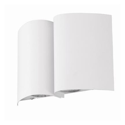 94846 Уличный светодиодный настенный светильник SUESA, 4х2,5W(LED), 265х180, A75, сталь, белый