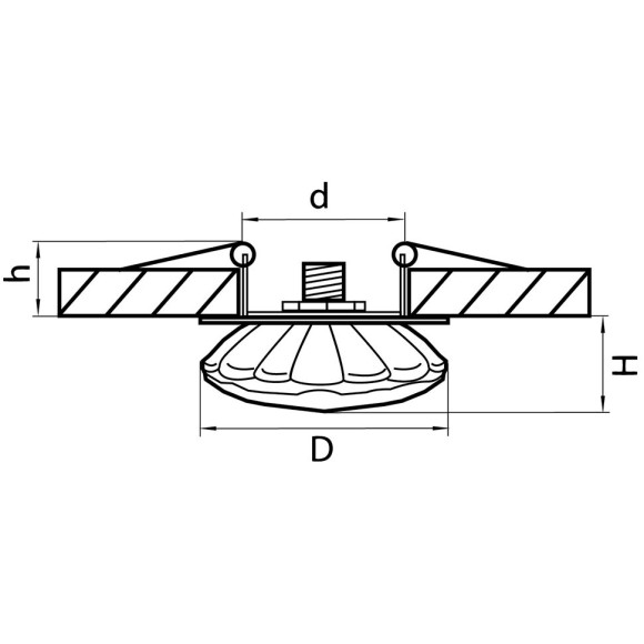 Светильник точечный встраиваемый декоративный Lightstar Bomo 004512