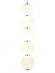 Подвесная люстра Natali Kovaltseva LED LAMPS 81100/5C GOLD WHITE