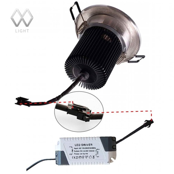 Встраиваемый светильник MW-Light Круз 637013901 Встраиваемый светильник MW-Light Круз 637013901