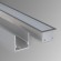 Линейный светодиодный встраиваемый светильник 78см 15W 4200К матовое серебро 100-300-78 Elektrostandard