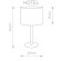 Настольная лампа Nowodvorski Hotel 9301