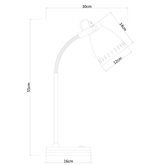 Настольная лампа Luned a2214lt-1ab Arte Lamp Настольная лампа Luned a2214lt-1ab Arte Lamp