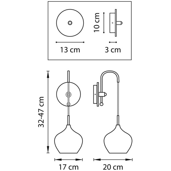 Бра Lightstar Pentola 803541