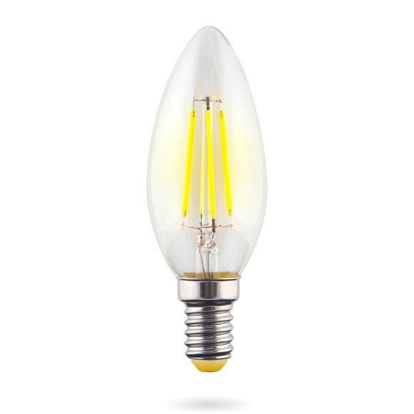 Лампа светодиодная E14 6W 4000К прозрачная VG10-C1E14cold6W-F 7020