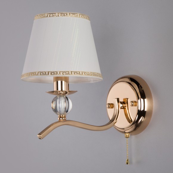 Классическое бра с абажуром 60097/1 золото Классическое бра с абажуром 60097/1 золото