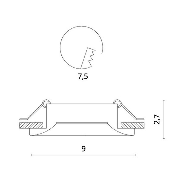 Точечный светильник Monello 1809/03 pl-1 Divinare картинка 3 Точечный светильник Monello 1809/03 pl-1 Divinare картинка 3