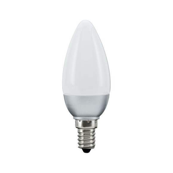 Лампа светодиодная Paulmann Свеча 1.4Вт 60лм 3000К E14 230В Опал 28086