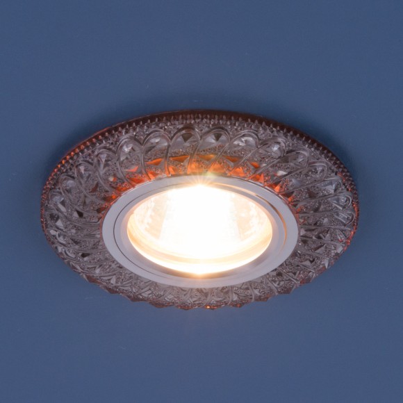 Встраиваемый точечный светильник со светодиодной подсветкой 2180 MR16 SB дымчатый Elektrostandard