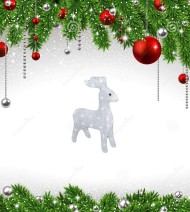 Фигурка светодиодная «Олень» 36x30см (07953) ULD-M3739-040/STA