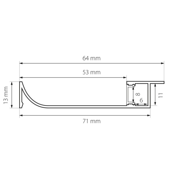 Профиль Lightstar 419119 Профиль Lightstar 419119