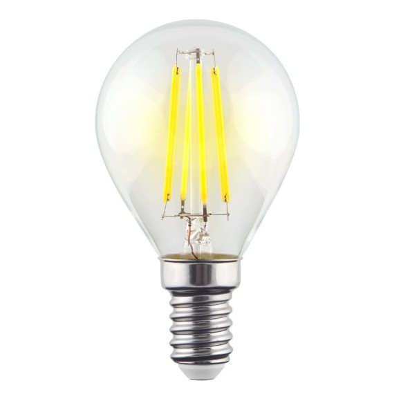 Лампа светодиодная филаментная E14 9W 2800К прозрачная VG10-G1E14warm9W-F 7098