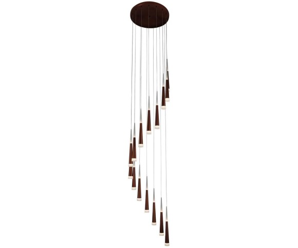 Подвесная светодиодная люстра Kink Light Рэй 6114-15A,04