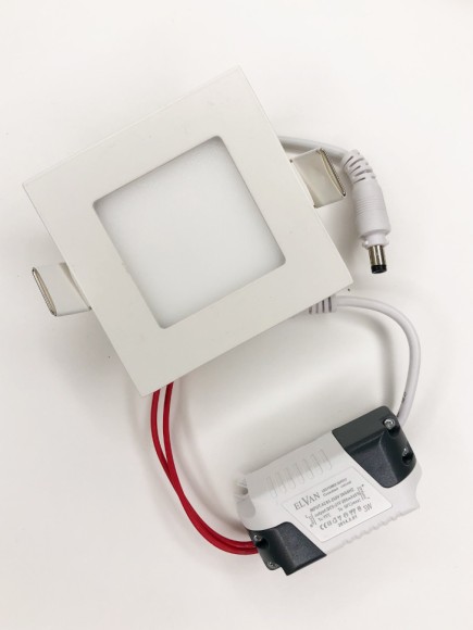 Светильник светодиодный встраиваемый VLS-102SQ-3W-6000K ELVAN
