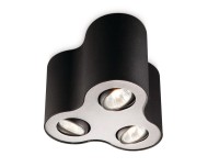 Потолочный светильник Pillar Philips 3x50Вт GU10 230В Черный 56333/30/16