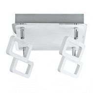 66641 Светильник Frame 4x5W Weiß matt/Chr 230V Mt 66641 Светильник Frame 4x5W Weiß matt/Chr 230V Mt