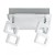 66641 Светильник Frame 4x5W Weiß matt/Chr 230V Mt