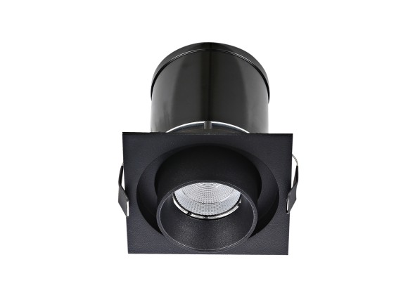 Встраиваемый светодиодный светильник Donolux dl18621/01sq black dim