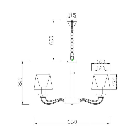 Подвесная люстра Vele Luce Olimpia VL1764L05