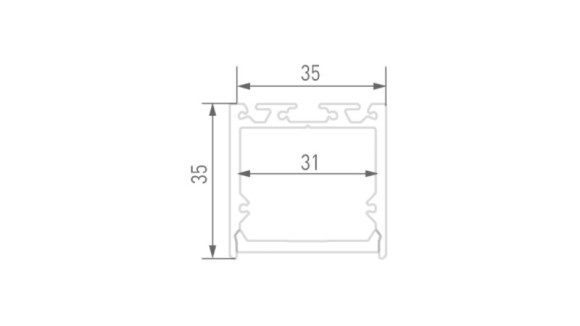 Профиль DesignLed LS.3535-B-R Профиль DesignLed LS.3535-B-R