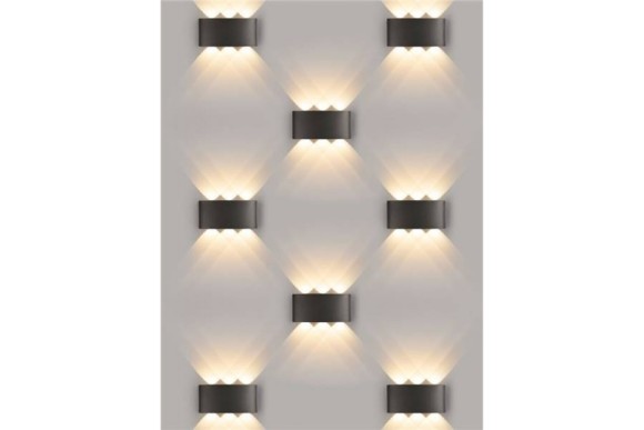 Архитектурный светодиодный светильник серый ELVAN GW-5131-6x1W