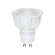 Лампа светодиодная диммируемая (UL-00003990) Uniel GU10 6W 3000K матовая LED-JCDR 6W/WW/GU10/FR/DIM PLP01WH