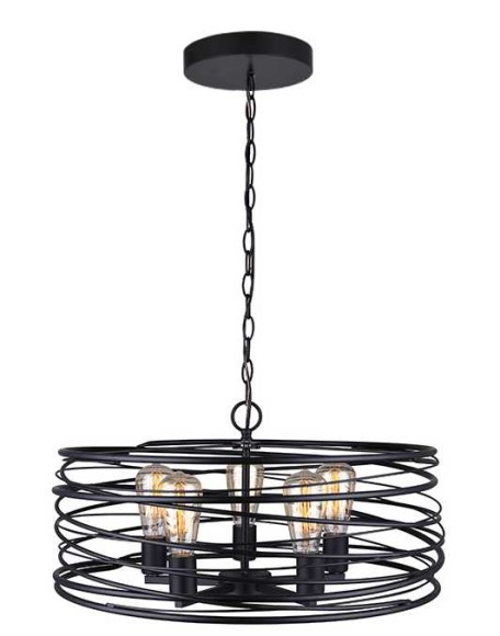 Люстра подвесная Carol TL1187H-05BK Toplight
