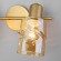 Настенный светильник с выключателем 20120/2 перламутровое золото