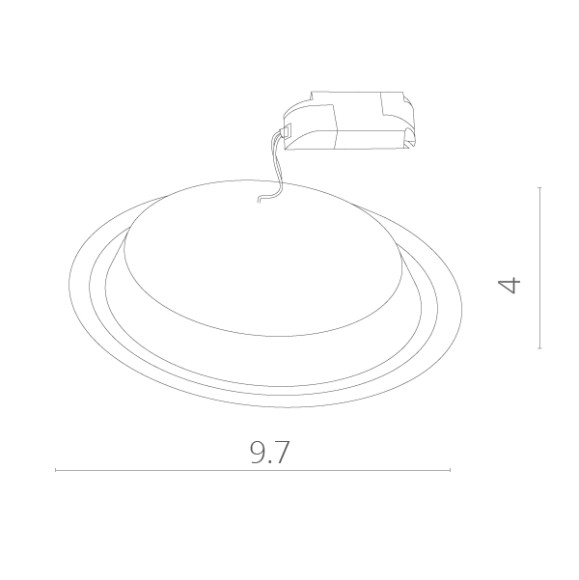 Точечный светильник Raggio a4106pl-1wh Arte Lamp