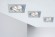 92622 Светильник набор PremEBL Drilled eck schw. 3x40W GU10 Alu