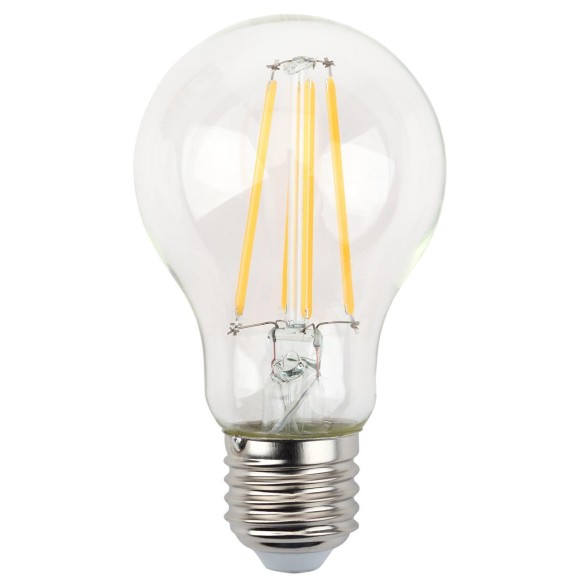 Лампа светодиодная филаментная ЭРА E27 13W 2700K прозрачная F-LED A60-13W-827-E27