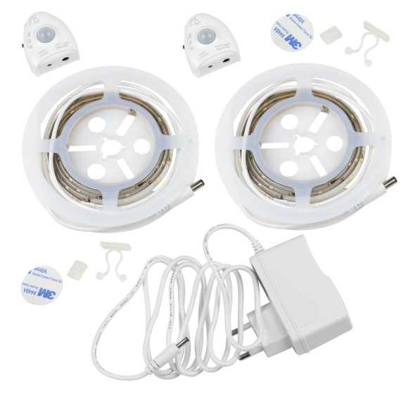 Светодиодная влагозащищенная лента (UL-00004448) Uniel 3W/m 30LED/m белый 2шт. х1,2М ULS-R02-6W/4000K/1,2Mx2/DIM SENSOR Smart Light