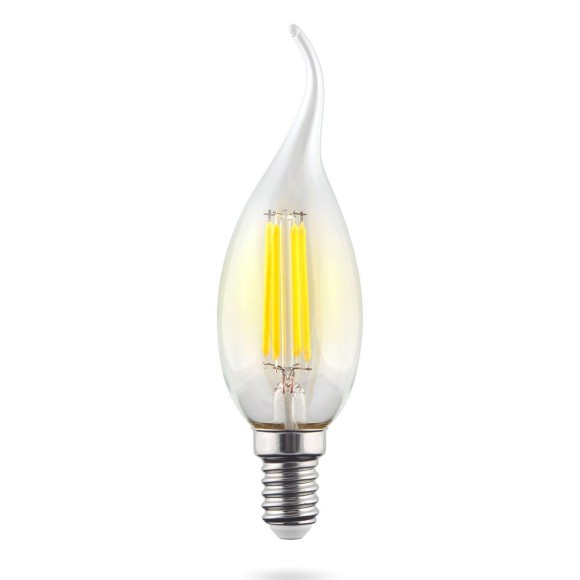 Лампа светодиодная филаментная E14 9W 4000К прозрачная VG10-CW1E14cold9W-F 7095