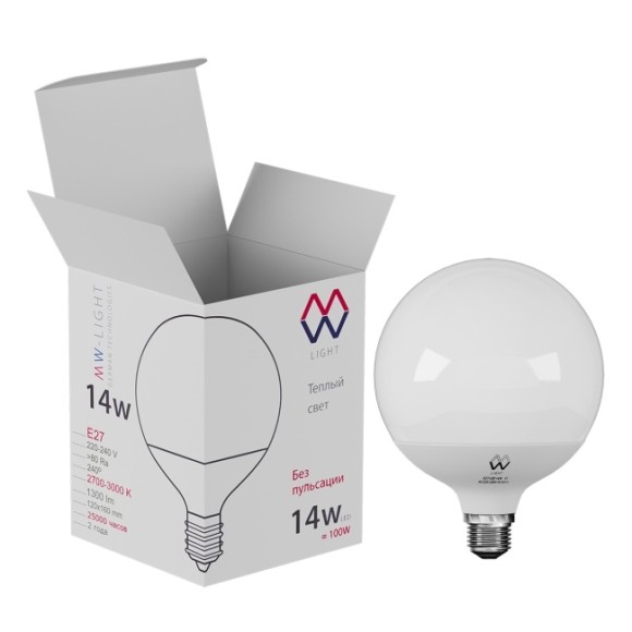 Светодиодная лампа шар MW-Light lbmw27g02