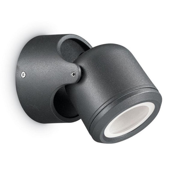Уличный настенный светильник Ideal Lux Xeno AP1 макс.28Вт GU10 IP44 Черный Алюминий 129464