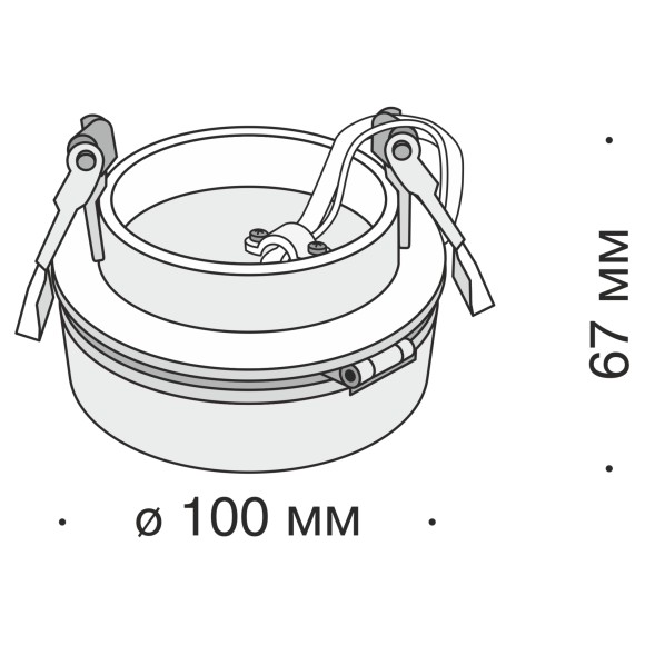 Встраиваемый светильник Technical DL2003-L12W4K