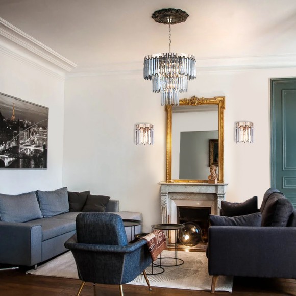 Люстра LH0024/14H-FGWT NARA Lumien Hall