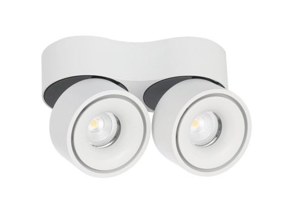 Накладной светодиодный светильник-спот Donolux dl18617/02ww-r white dim