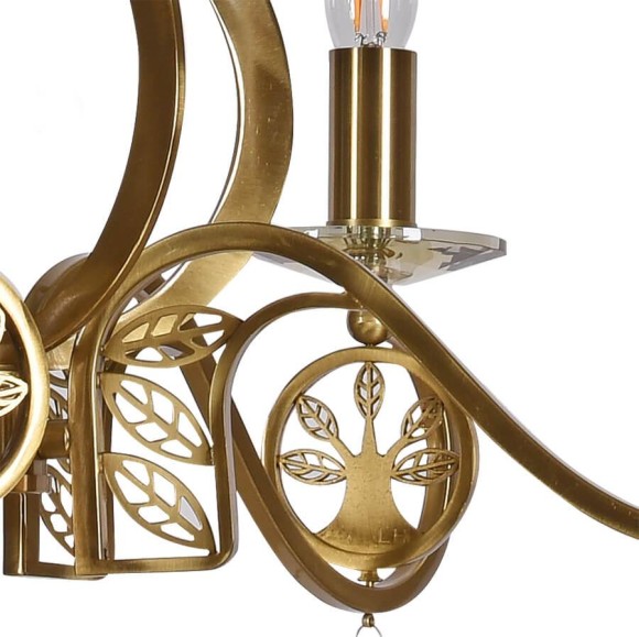 Подвесная люстра Lumien Hall Ауэрель 2031/5H-BRGD-CGN Подвесная люстра Lumien Hall Ауэрель 2031/5H-BRGD-CGN